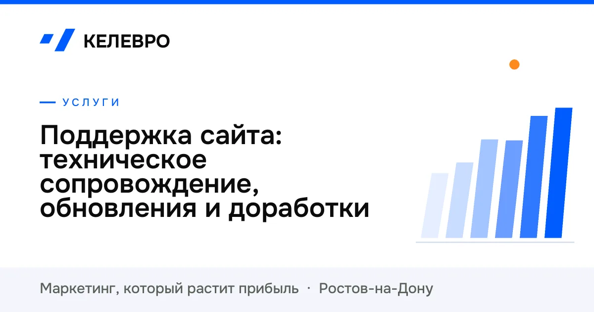 Поддержка сайта: техническое сопровождение, обновления и доработки