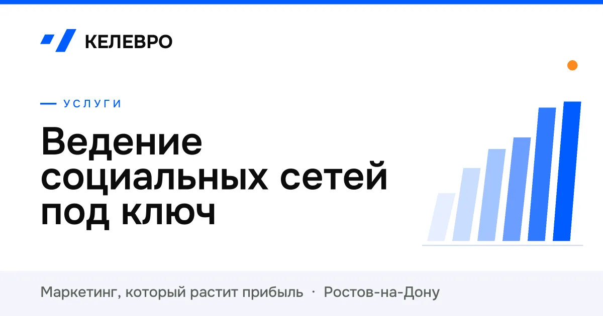 Ведение социальных сетей под ключ