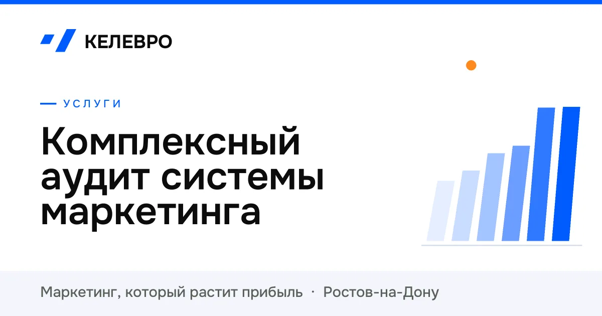 Комплексный аудит системы маркетинга