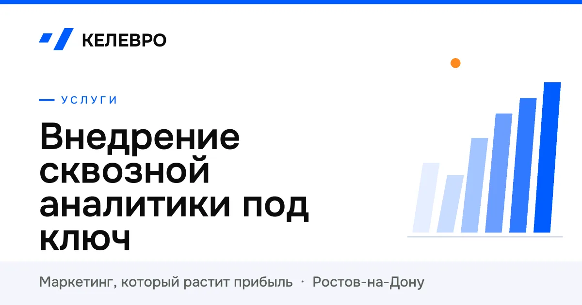 Внедрение сквозной аналитики под ключ