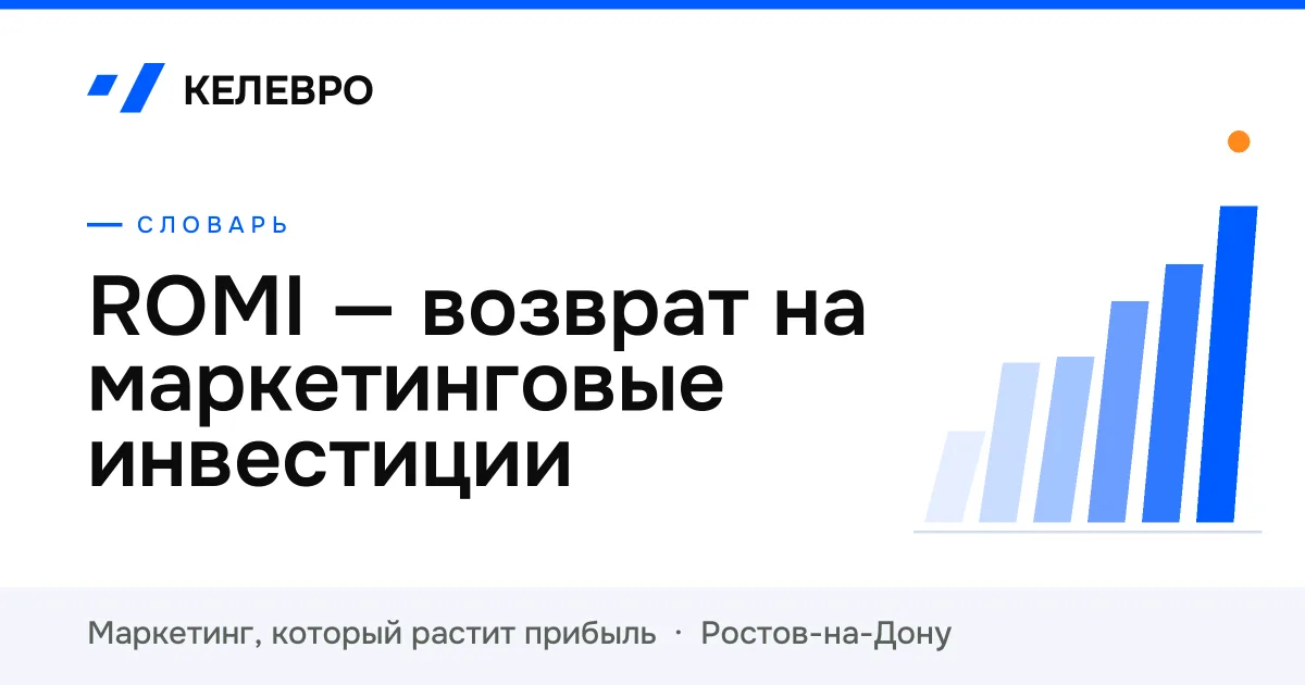 ROMI — возврат на маркетинговые инвестиции