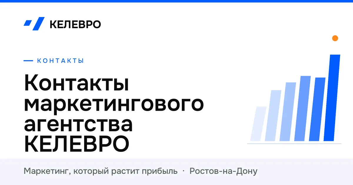 Контакты маркетингового агентства КЕЛЕВРО