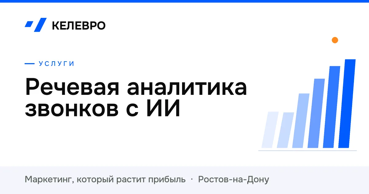 Речевая аналитика звонков с ИИ