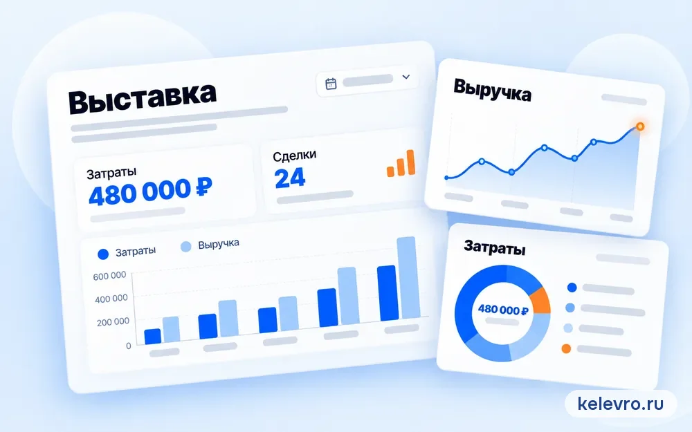 Затраты и выручка от участия в выставке