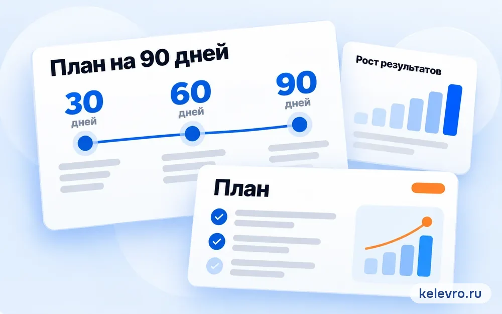 План на 90 дней: этапы запуска отдела продаж
