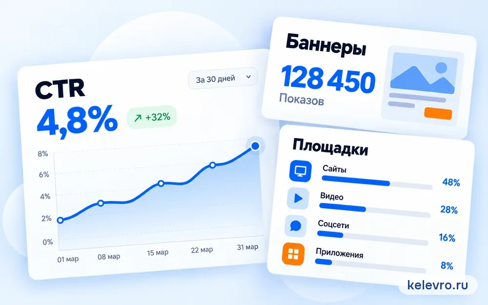 Баннеры, площадки и CTR рекламы в РСЯ