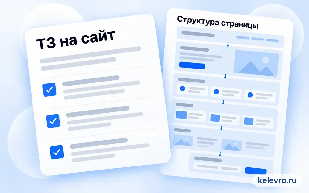 Техническое задание на сайт: структура страницы и чек-лист