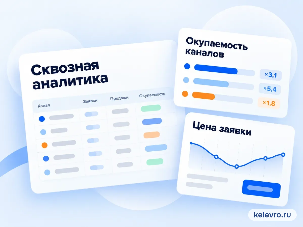 Внедрение сквозной аналитики под ключ